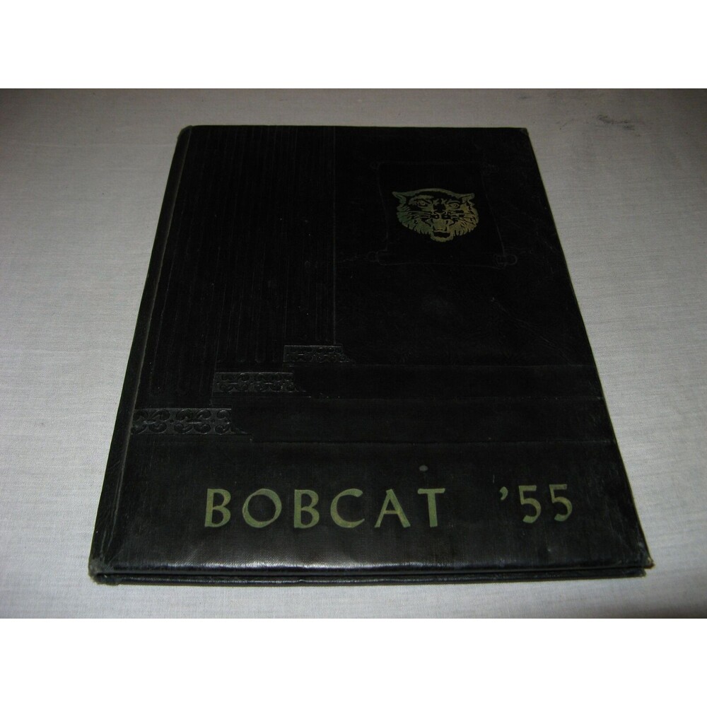 1955 The Bobcat Corning Arkansas HS High School Yearbook Annual HEAVILY SIGNED